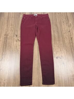 Bench Women's Maroon Obre Denim Jeans 30 REG